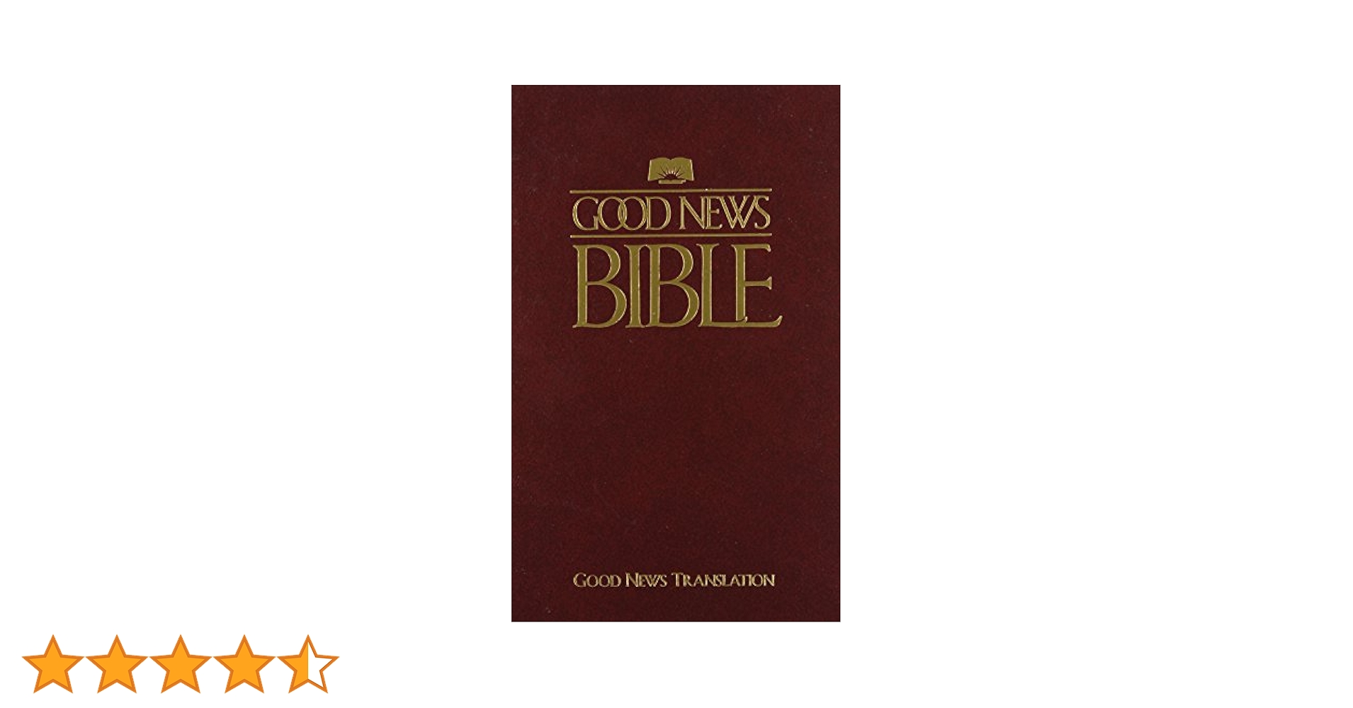 Buy Good News Bible: Todays English Version Book Online at
